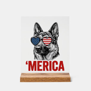 Merica Berger Allemand Drapeau Lunettes de Soleil