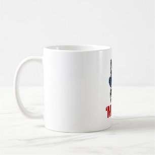 Merica Duitse Herdershond Vlag Zonnebril Shirt Ont Koffiemok