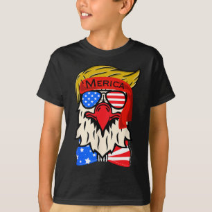 Merica Eagle 4 juli Onafhankelijkheidsdag Amerikaa T-shirt