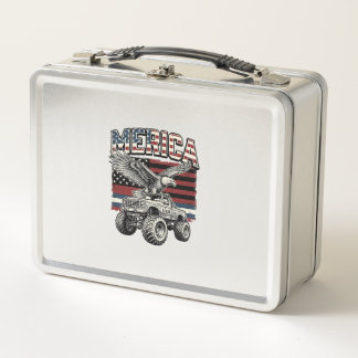 Merica Eagle Monster Truck Vintage Patriottisch