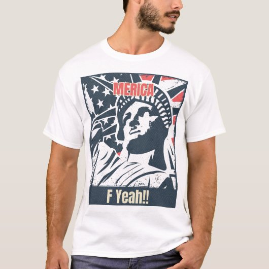 Merica F Ja! T-shirt (Voorkant)