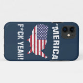 Merica Fck Ja. Case-Mate iPhone Case (Achterkant (horizontaal))