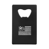 Merica Flag Kredietkaart Flessenopener (Achterkant)