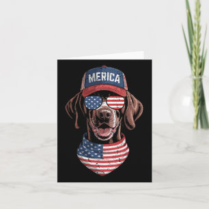 Merica Gsp Hond 4 juli Amerikaanse Vlag Usa Pa Kaart