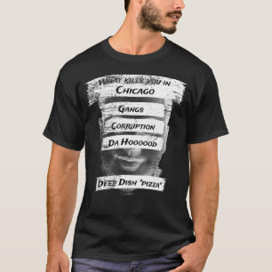 Merica Humor America USA Funny Patriotisme Chicago T-shirt