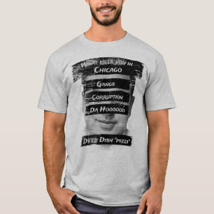 Merica Humor America USA Funny Patriotisme Chicago T-shirt