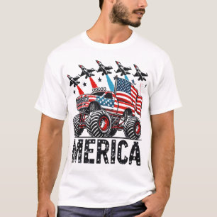 Merica Monster Truck T-shirt