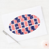 merica ovale sticker (Envelop)