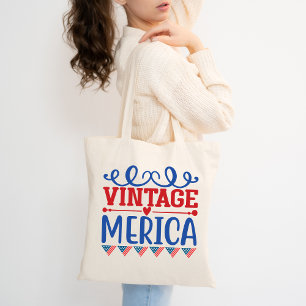 Merica Patriotic Tote Bag