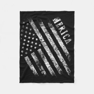 Merica Patriott Amerikaanse Vlag Usa 4 juli Cadeau Fleece Deken