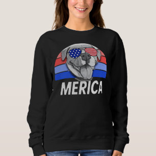 Merica Pit Bull America Pitbull Dog Mannen Vrouwen Trui