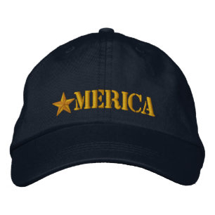 Merica Star Geborduurde Pet
