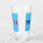 "Merica Stars + Stripes Glas (Links)