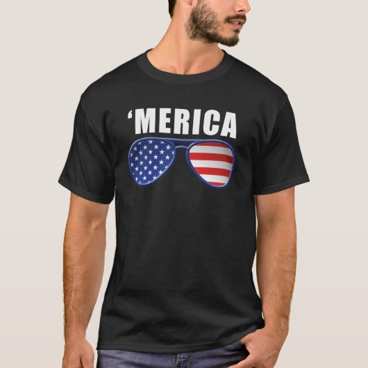 Merica Sunbril - T Shirt (Voorkant)