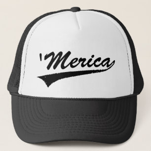 "merica Swoosh Trucker Hat Pet