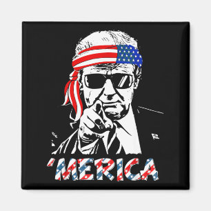 'merica Trump Fijne 4e Juli Trump Amerikaanse Magneet