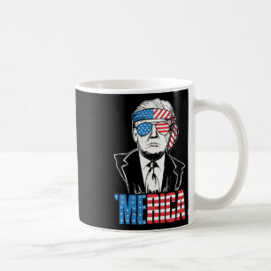 Merica Trump Happy 4th of July Trump Amerikaanse v Koffiemok