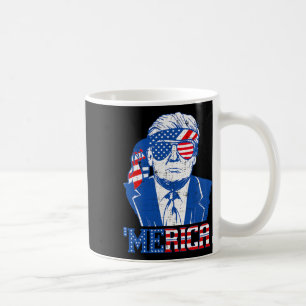 Merica Trump Happy 4th of July Trump Amerikaanse v Koffiemok