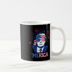 Merica Trump Happy 4th of July Trump Amerikaanse v Koffiemok