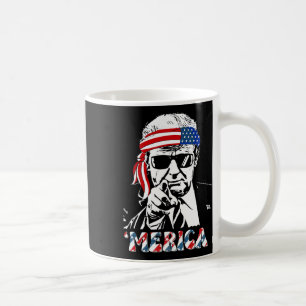 Merica Trump Happy 4th of July Trump Amerikaanse v Koffiemok