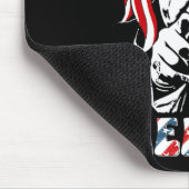 Merica Trump Happy 4th of July Trump Amerikaanse v Muismat (Hoek)