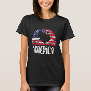 Merica Turkije Amerikaanse Vlag USA Patriottisch O T-shirt