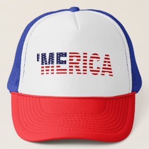 "MERICA U.S. Flag Trucker Hat Pet