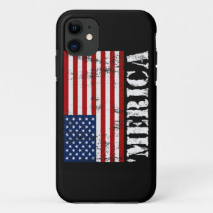  'MERICA US Flag iPhone 5 Hoesje