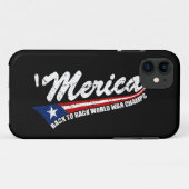 'MERICA World War Champs Distsed iPhone 5 Hoesje (Achterkant (horizontaal))