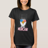 Mericaw Bald Eagle 4 juli lincoln American fl T-shirt (Voorkant)