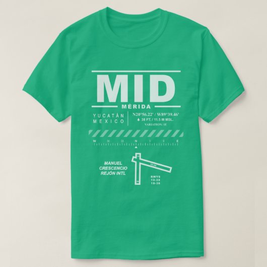 Merida International Airport MID T-Shirt (Design devant)