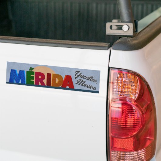 Mérida Letters Bumpersticker (Op Truck)
