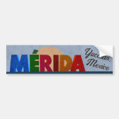 Mérida Letters Bumpersticker (Voorkant)