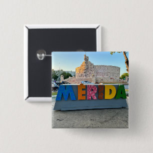 Merida, Mexico - Square Button