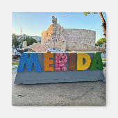 Merida, Mexico - Square Magnet Magneet (Voorkant)