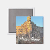 Merida, Mexique - Magnet Carré (Recto/Verso)