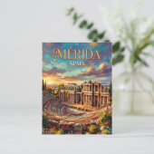 Mérida Spanje Briefkaart (Staand voorkant)