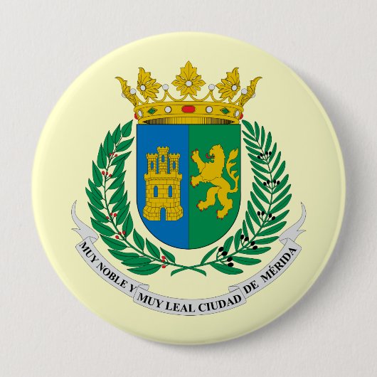 Merida Yucatan, Mexico Ronde Button 4,0 Cm (Voorkant)