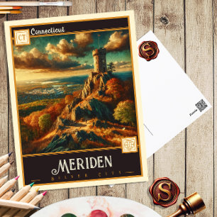 Meriden, Connecticut Carte postale ancienne