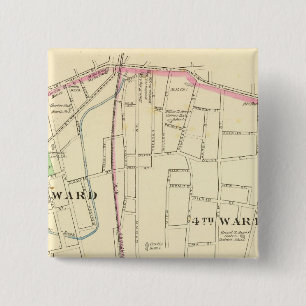 Meriden zuid vierkante button 5,1 cm