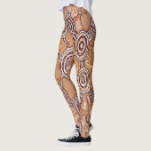 Merideth woestijn Aboriginal Leggings (Links)