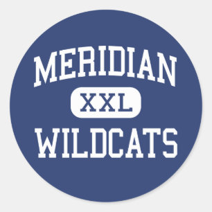 Meridiaan - Wildcats - Hoog - Meridiaan Mississipp Ronde Sticker