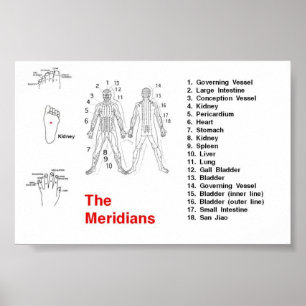 Meridiaans Poster