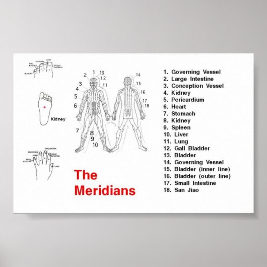 Meridiaans Poster (Voorkant)