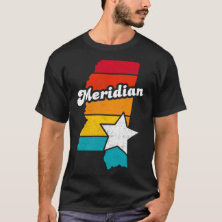 Meridian Mississippi Distress Souvenir 2 T-shirt