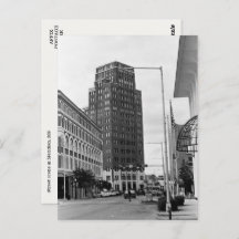 Meridian, MS Downtown Scene Foto Briefkaart