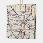 Meridian MS  Map Keramisch Ornament (Links)