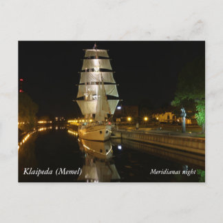 Meridianas nuit par la carte postale @LoveKlaipeda