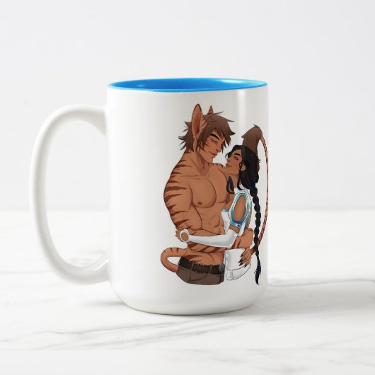 Merit en Kalini Swoon Tweekleurige Koffiemok (Links)