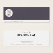 Merk Custom Logo oorbel Sieraden Display Kaart (Voorkant /achterkant)